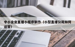 景德镇中小企业直播小程序制作（小型直播公司如何运营）